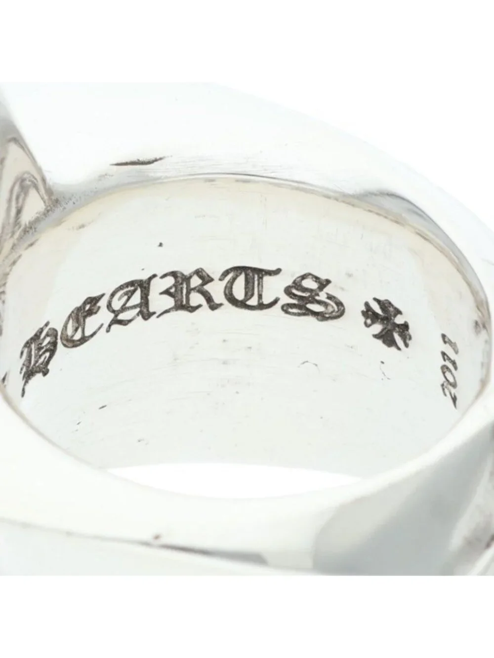 Chrome Hearts Str Large Star Silver Ring